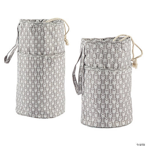 Grey Knitting Storage Bag Assortment - 2 Pc.