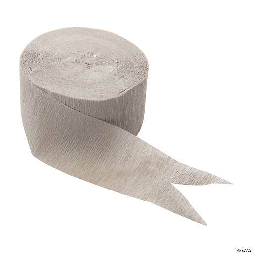 Grey Paper Streamer