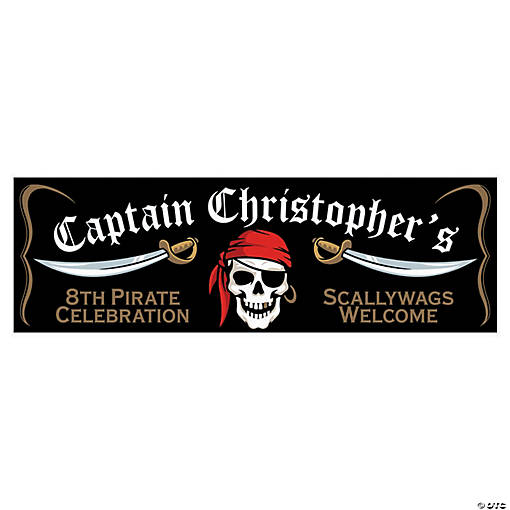 Grinning Pirate Custom Banner