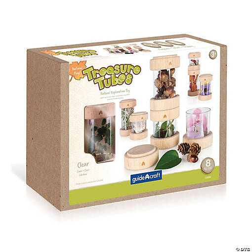 Guidecraft Treasure Tubes, Clear