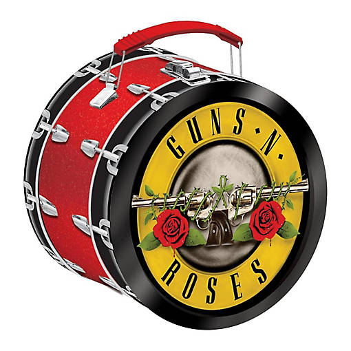 Guns N Roses Drum Shaped Tin Fun Box