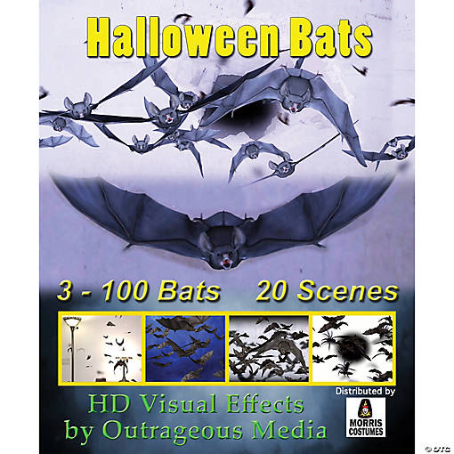 Halloween Bats Digital Decor Usb