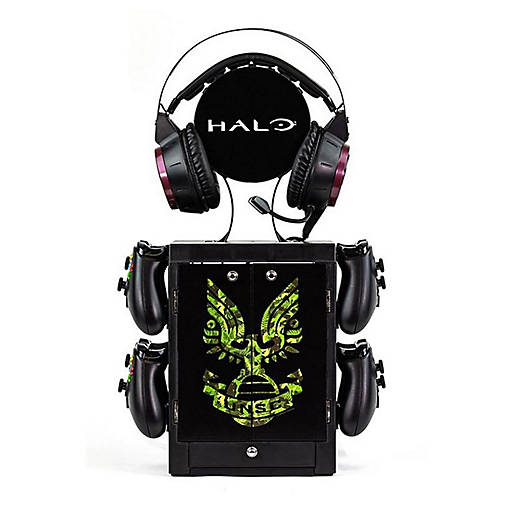Halo Game Locker, Controller Holder, and Headset Stand