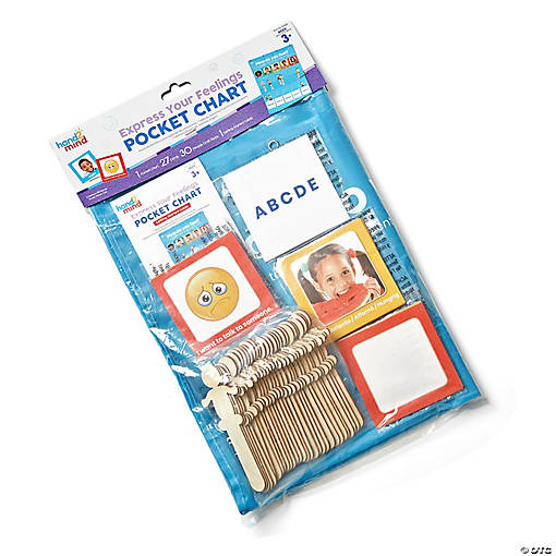 Hand2Mind Express Your Feelings Pocket Chart