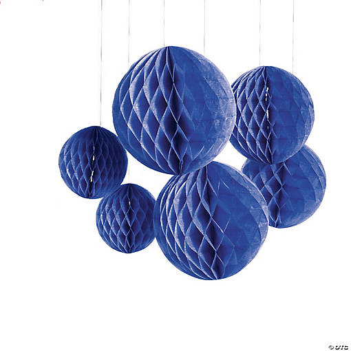 Hanging Honeycomb Decorations - 6 Pc.