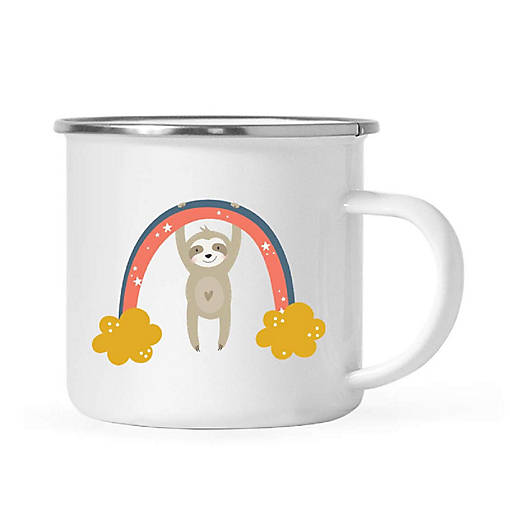 Hanging Rainbow Sloth 11oz Kids Mug