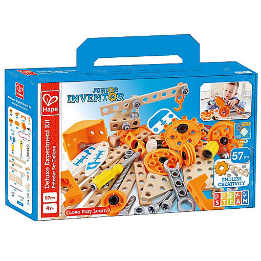 Hape Deluxe Experiment Kit &amp;#8211; Junior Inventor STEM Construction Set