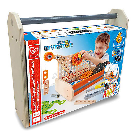 Hape: Junior Inventor: Science Experiment Toolbox&amp;#160;- 32Pc, Ages 4+