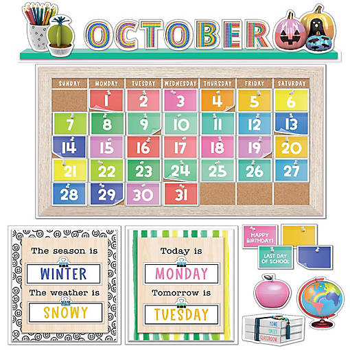 Happily Ever Elementary Creatively Inspired Calendar Bulletin Board Set