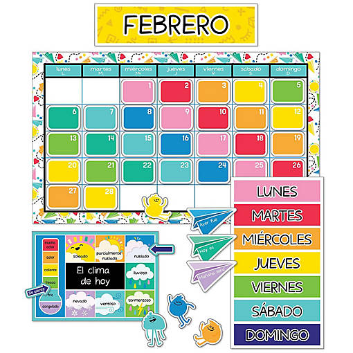 Happy Place Spanish Calendar