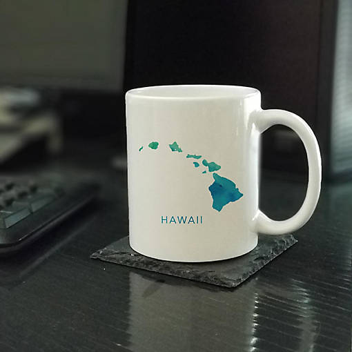 Hawaii Aqua Blue Water Ceramic Mug