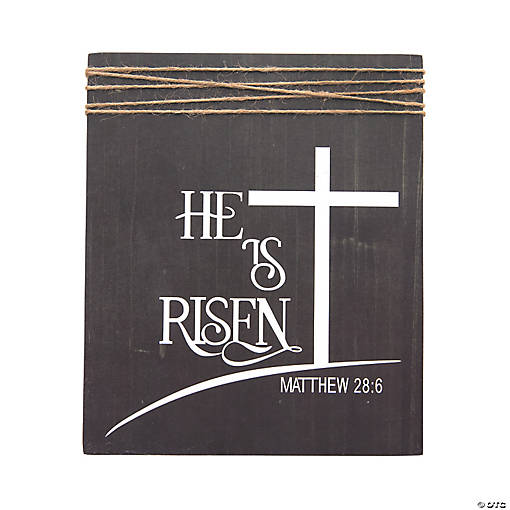 He Is Risen Wall Sign