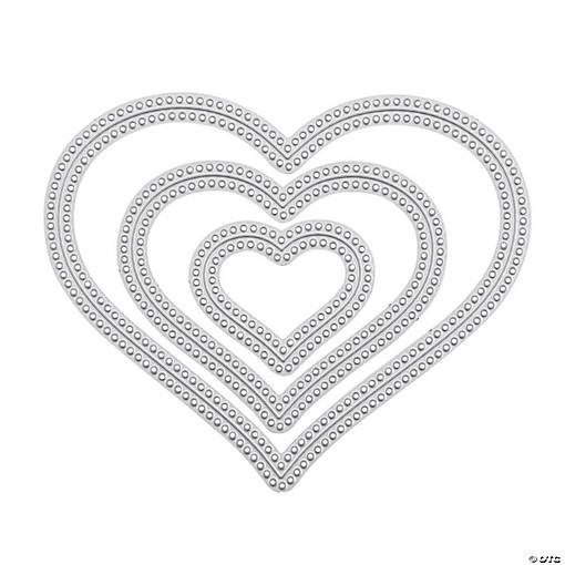 Heart Cutting Dies - 3 Pc.