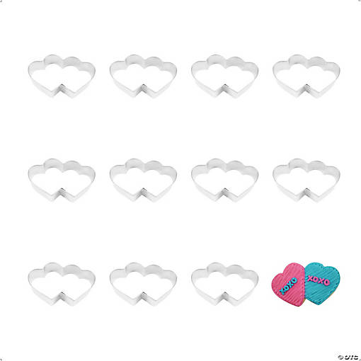 Heart Double 3.5" Cookie Cutters