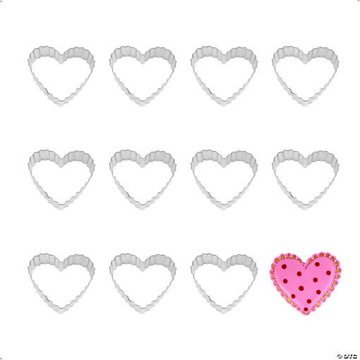 Heart Fluted 2.5" Cookie Cutters