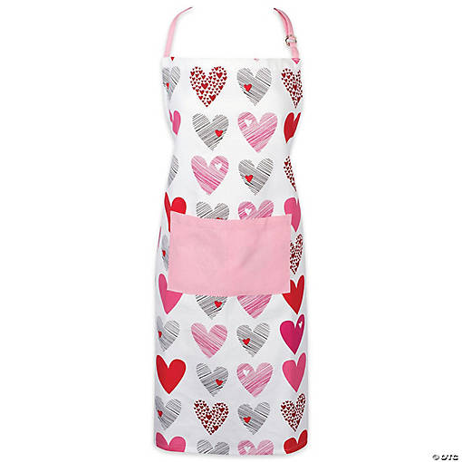 Hearts Collage Print Chef Apron