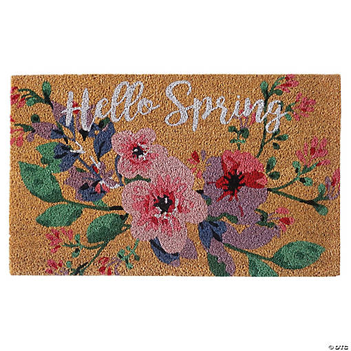 Hello Spring Coir Mat