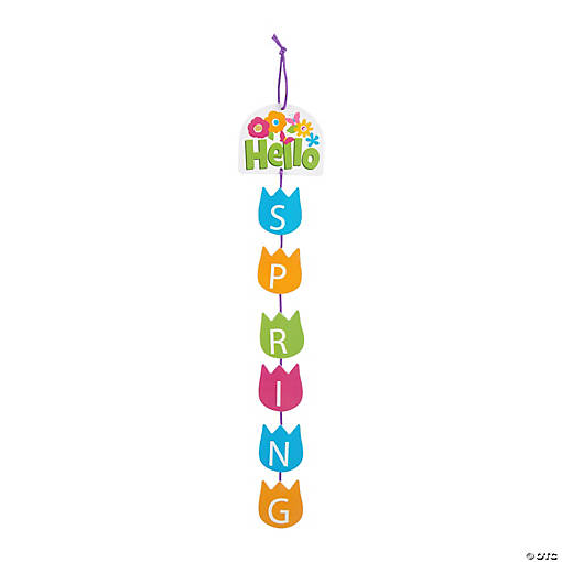 Hello Spring Mobile Craft Kit - Makes 12