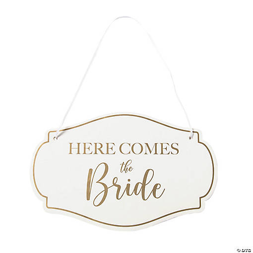 Here Comes the Bride Sign