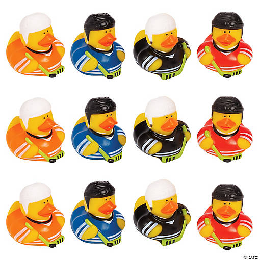 Hockey Rubber Ducks - 12 Pc.