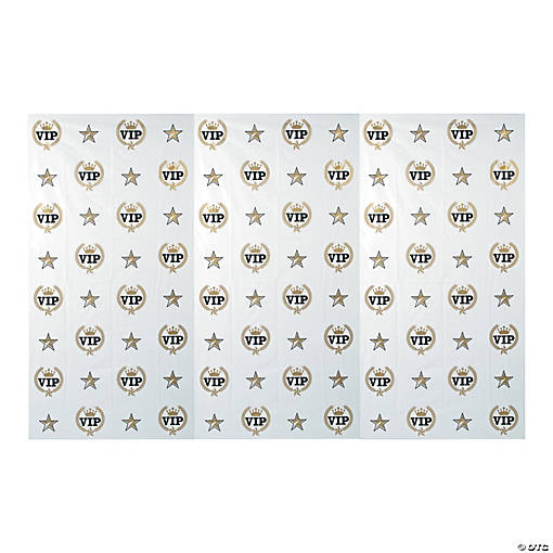 Hollywood VIP Backdrop Banner - 3 Pc.