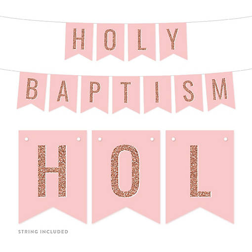 Holy Baptism 4x5.5IN Banner