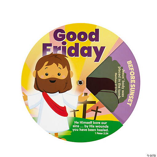 Holy Week Good Friday Clock Wheels - 12 Pc.