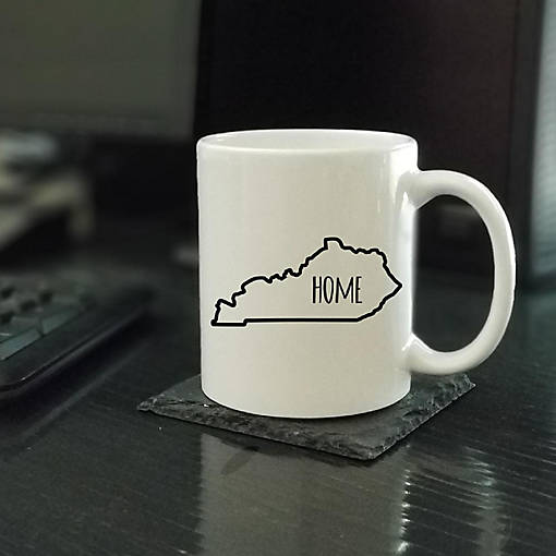 Home Kentucky Text Ceramic Mug