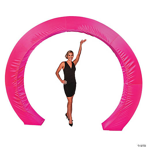 Hot Pink Circle Arch Slip