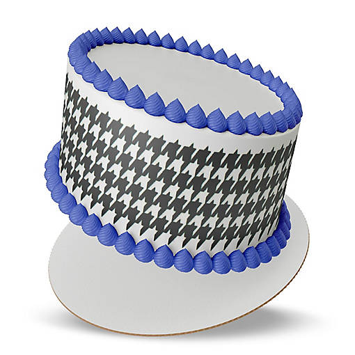 Houndstooth Edible Cake Border Strips