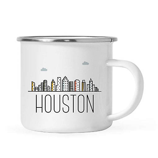 Houston Skyline 11oz Camp Mug