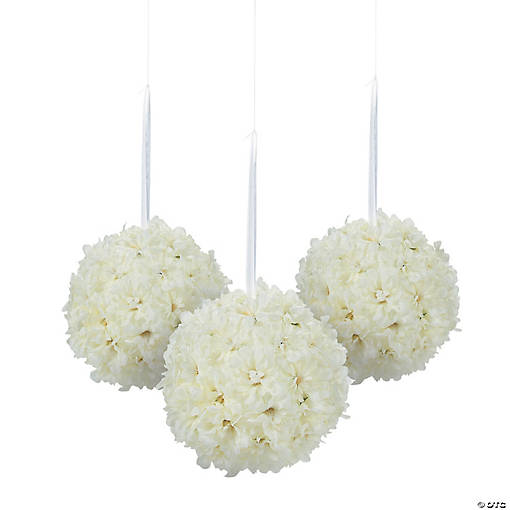 Hydrangea Kissing Balls - 3 Pc.