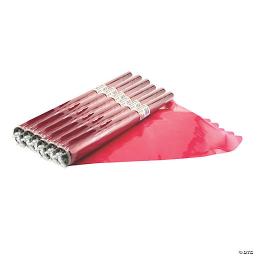 Hygloss&amp;#174; Cello-Wrap&amp;#8482; Roll, Red, 6 Rolls