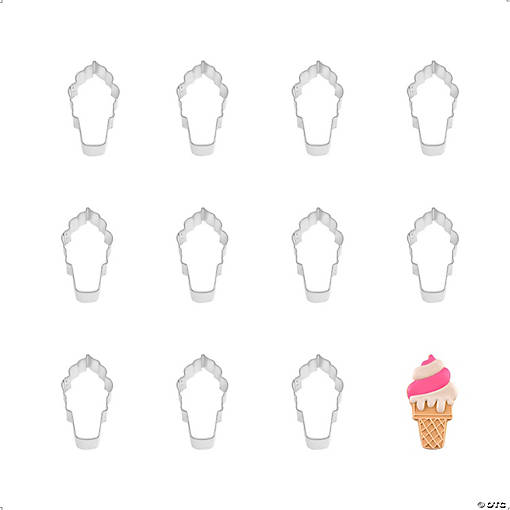 Ice Cream Cone 4" Cookie Cutters