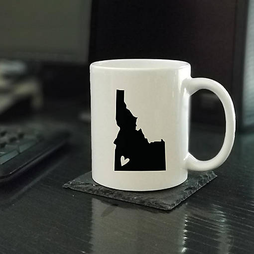Idaho State Heart Ceramic Mug