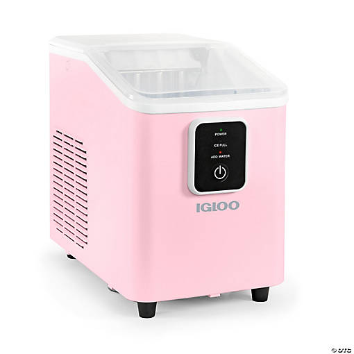 Igloo 26lb Self-Cleaning Ice Maker, Pink