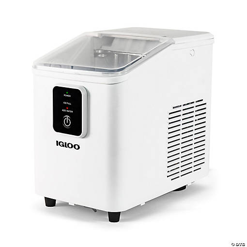 Igloo 26lb Self Cleaning Ice Maker, White