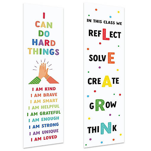 In This Classroom We Learn 2PC - 13 x 48 Inch