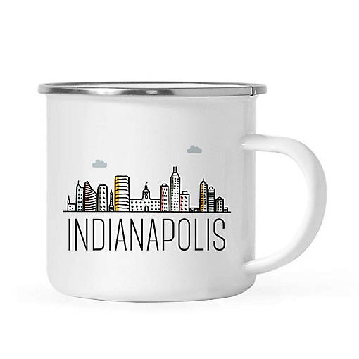 Indianapolis Skyline 11oz Camp Mug