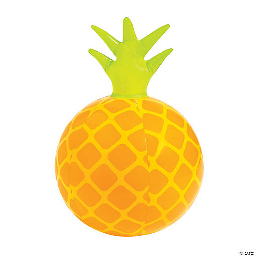 Inflatable 11" Pineapple Medium Beach Balls - 12 Pc.