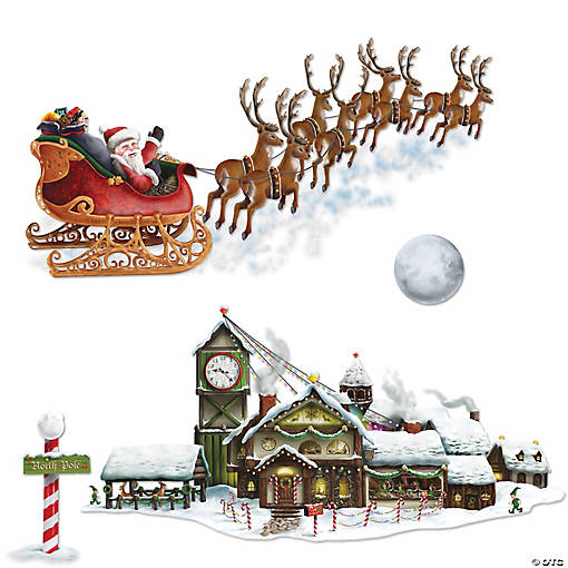 Insta-Theme Santa Sleigh Workshop Props