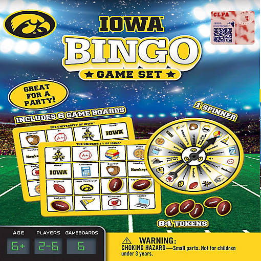 Iowa Hawkeyes NCAA Bingo Game