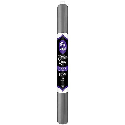 Iron On Vinyl 12x20 Roll Matte Silver