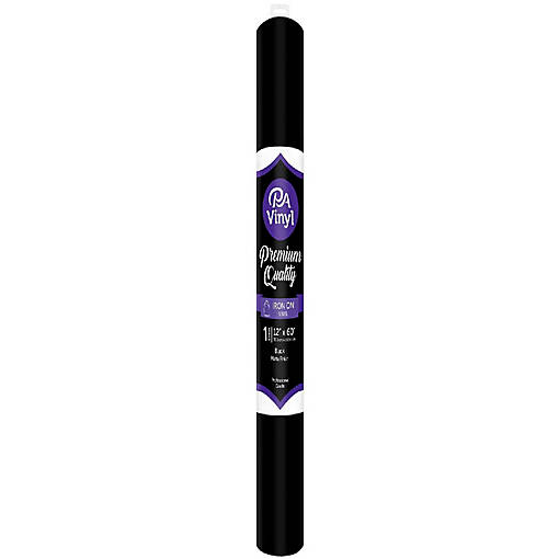 Iron On Vinyl 12x60 Roll Black