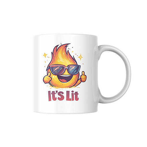 It_s Lit Mug by Dancing Littles Jungle