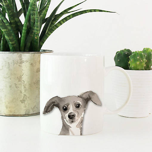 Italian Greyhound Up Close Ceramic Mug