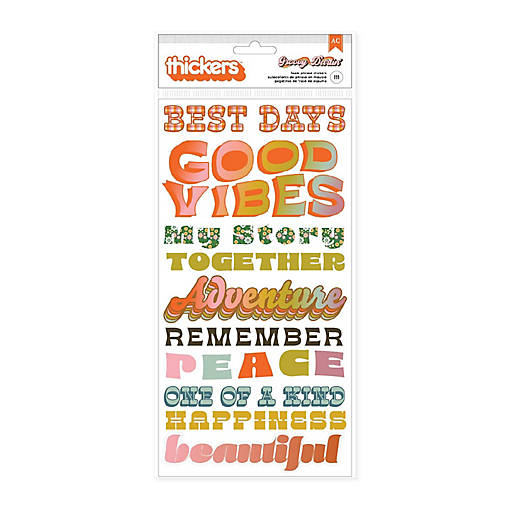 Jen Hadfield Groovy Darlin' Thickers-Phrases