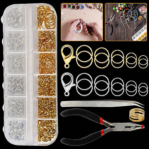 Jewelry Finding Tools Set - Jump Rings, Clasps, Making Kit