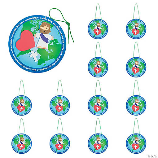 John 3:16 Globe Craft Kit- Makes 12