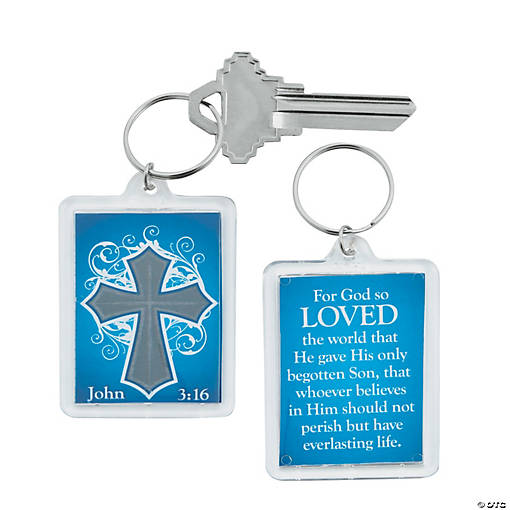 John 3:16 Keychains - 12 Pc.